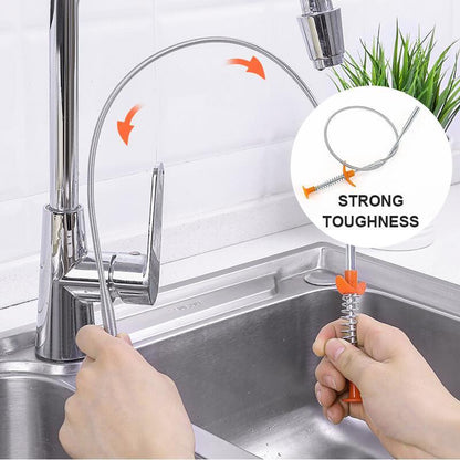 🎁2026 New Arrivals 50% OFF💥Drain Cleaning Hook – 4‑claw grabber, targets blockages precisely. Flexible stainless steel, reaches deep pipes. 🛡️✨