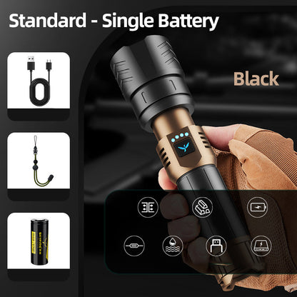 🔥Most Recommended🔥SKYFIRE 1097 flashlight strong light ultra bright outdoor camping home long-range portable ultra long endurance lighting