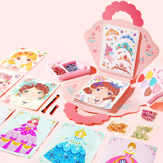 🔥Hot Sale 49% OFF💅Fantasy 3-in-1 Princess Dress Up & Make Up Game Set💝