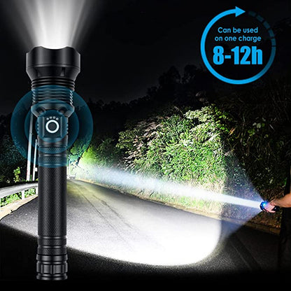 💥New Year Save 50% OFF🔦90000 Lumen Tactical Flashlight-Extreme Beam & Power Bank Function⚡