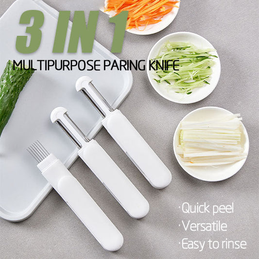 3-in-1 Multifunctional Rotary Peeling Knife