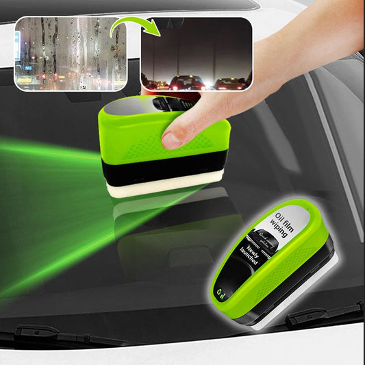 ✨ NEW 2.0 Green Oil Film Wipes 🚗💧 Remove Stubborn Oil Film & Restore Crystal-Clear Glass