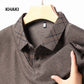 Men's Fake Two Piece Lapel Long-Sleeve Tops