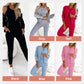 🔥 70% OFF Women’s 3-Piece Baseball Jacket & Trousers Set