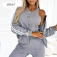 🔥 70% OFF Women’s 3-Piece Baseball Jacket & Trousers Set