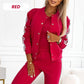 🔥 70% OFF Women’s 3-Piece Baseball Jacket & Trousers Set