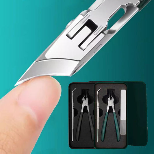 25° Slant Design + 3-Piece Set — Cleaner Nail Trimming
