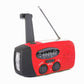 🚨 Stay Ready Anywhere! Solar Emergency Radio with Hand Crank & Power Bank 🔋