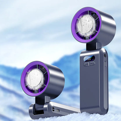 🥳2026 HOT 60% OFF!🥳💞50K+ SOLD!🔋🧊Portable Ice Cooling Fan – Adds ice for extra cold air⚡️3 speeds, long battery. Stay cool during British heatwaves. A summer essential. 👵✨