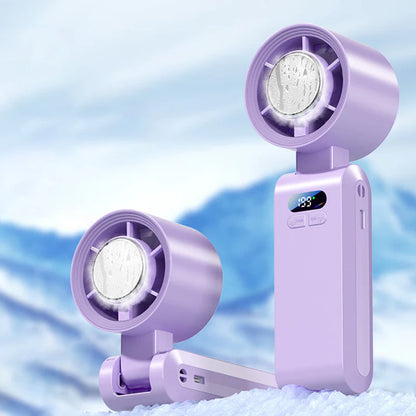 🥳2026 HOT 60% OFF!🥳💞50K+ SOLD!🔋🧊Portable Ice Cooling Fan – Adds ice for extra cold air⚡️3 speeds, long battery. Stay cool during British heatwaves. A summer essential. 👵✨