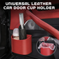 🔥 LAST DAY SALE — ONLY £6.99! 🚗 50K+ SOLD Leather Car Door Cup Holder