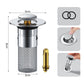 🔥Buy 1 Get 1 Free💦Stainless Steel Floor Drain Filter - Universal Pop-up Drain Filter & Stopper