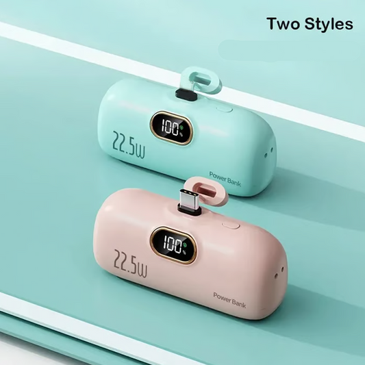 💕 DIRECT FACTORY SALE 49% OFF!✨ 5000mAh Mini Portable Phone Power Bank – Ultra-compact & dual USB ports – Fast charging, lightweight – perfect for travel, commute or emergency top-ups 📱
