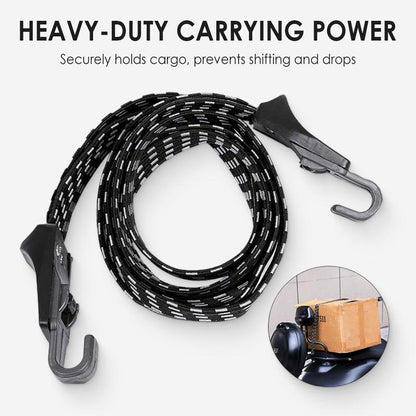 Universal three-strand bungee cord luggage strap Shelf securing elastic strap