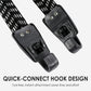 Universal three-strand bungee cord luggage strap Shelf securing elastic strap