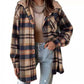 🎉 LAST DAY – 50% OFF! 🧥 Women’s Classic Plaid Hooded Jacket – Your Cosy Favourite for Chilly Days 🍂