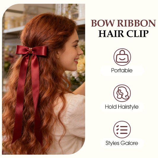 🔥New Special 70% Off🎁Magnetic Bow Ribbon Hair Clip