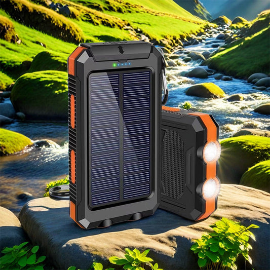 ☀️🔋 50% OFF! Portable Solar Power Bank – Your Outdoor Power & Light Companion! 🔦🏕️