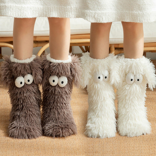 💗 LAST DAY! 50% OFF – Women’s Plush Fleece-Lined Slipper Socks 🧦✨