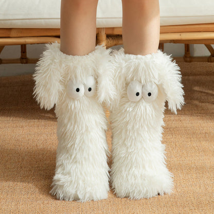 💗 LAST DAY! 50% OFF – Women’s Plush Fleece-Lined Slipper Socks 🧦✨