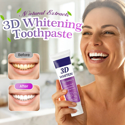 🔥Buy 1 Get 1 Free🦷✨3D Whitening Toothpaste🌿Natural Extracts - Gentle on Sensitive Teeth