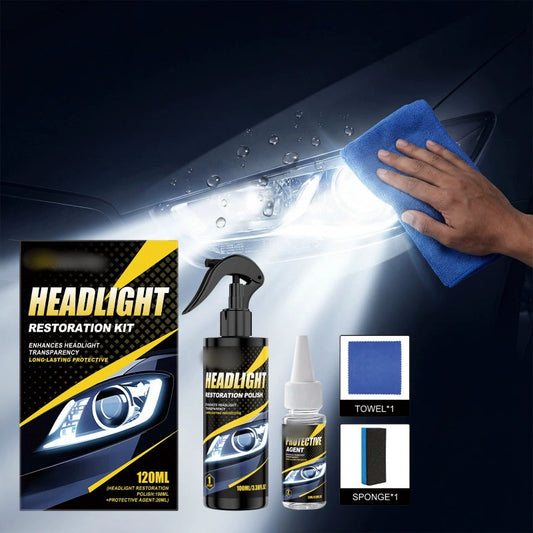 🚗EASTER 70% OFF🚗 Professional Headlight Polish and Sealant Kit