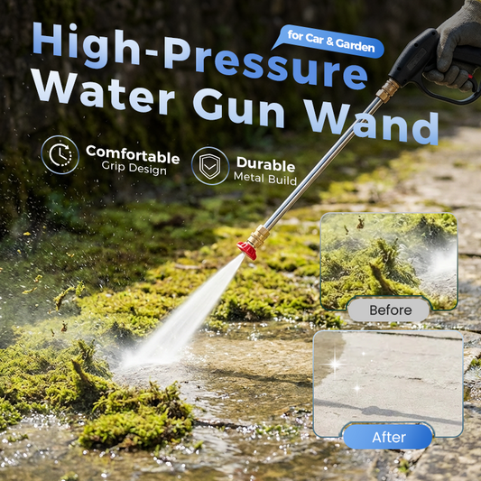 💦 LIMITED OFFER: 60% OFF! 🚿 High-pressure water gun – 3 interchangeable nozzles, durable aluminium alloy & powerful ✨