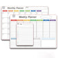 📅 Uitwisbare Magnetische Kalender Set – Herbruikbaar & Ideaal voor Gezinsplanning
