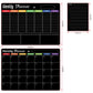 📅 Uitwisbare Magnetische Kalender Set – Herbruikbaar & Ideaal voor Gezinsplanning