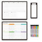 📅 Uitwisbare Magnetische Kalender Set – Herbruikbaar & Ideaal voor Gezinsplanning
