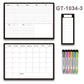 📅 Uitwisbare Magnetische Kalender Set – Herbruikbaar & Ideaal voor Gezinsplanning