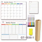 📅 Uitwisbare Magnetische Kalender Set – Herbruikbaar & Ideaal voor Gezinsplanning