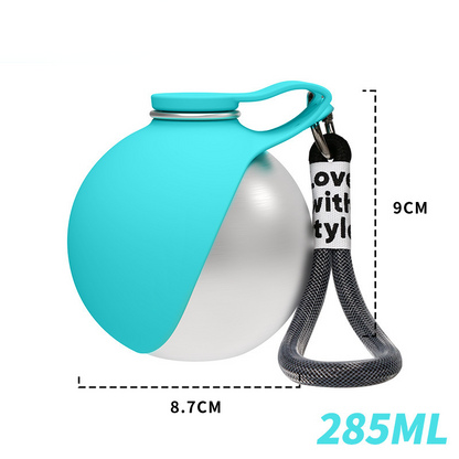 📢📢50% OFF !! ⏰2-in-1 Portable Dog Water Bottle for Small Dogs - Leak-Proof & Compact