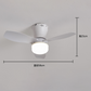🏆LAST DAY SALE 50% OFF!! 🌬️💡Foldable LED Ceiling Fan Light with Remote Control, E27 Socket Compatible, Adjustable Lighting & Functions🏡✨