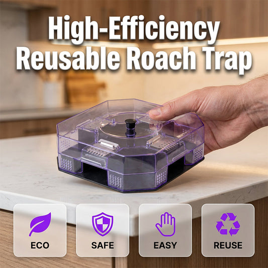 🔥LAST DAY SALE ONLY ￡6.99!!🔥 No More Toxic Sprays! Reusable Roach Trap – Catch & Release (or Dispose) Safely