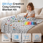 ⏳LAST DAY SALE ONLY ￡11.99!!⚡Creative Cozy Coloring Blanket Kit