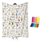 ⏳LAST DAY SALE ONLY ￡11.99!!⚡Creative Cozy Coloring Blanket Kit