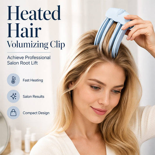 🔥 48K+ SOLD! 💇‍♀️ Wireless Heated Root Lift Clip – Instant Volume for Flat, Fine Hair