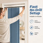 ⏰LIMITED TIME 49% OFF! ⭐No-Drill Magnetic Accordion Door Curtain