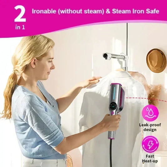 🔥 50% OFF! 2-in-1 Steam Iron & Steamer – 5s Heat-Up & Powerful Steam