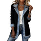 ⌛🔥 LAST DAY – 70% OFF! 🍂 Women’s Denim Spliced Knit Coat