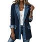 ⌛🔥 LAST DAY – 70% OFF! 🍂 Women’s Denim Spliced Knit Coat