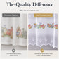 50% OFF NOW! Retro Lace Short Kitchen Curtain – Pastoral Hollow‑Out Lace Small Window Curtain, Vintage Floral Decorative Cafe Curtain for Kitchen, Bathroom & Cabinet Windows