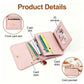 💖Buy 1 Get 1 Free!! ✨Only ￡8.99!!💕RFID Short Wallets for Women –Fashionable Card Holder with Key Ring & Coin Purse