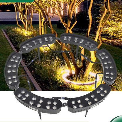 🔥 50% OFF! 360° Solar Tree Uplight – Light Up Your Garden! 🌳✨