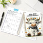 🏆 Surprise Price £6.99! 🐮💕 2026–2030 Highland Cow Monthly Planner 🗓️✨