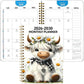 🏆 Surprise Price £6.99! 🐮💕 2026–2030 Highland Cow Monthly Planner 🗓️✨