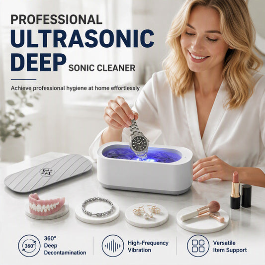 👓✨ Rechargeable Ultrasonic Glasses Cleaner – Deep Clean in Minutes! 🫧 50% OFF!