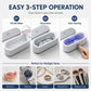 👓✨ Rechargeable Ultrasonic Glasses Cleaner – Deep Clean in Minutes! 🫧 50% OFF!