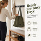 🎒 Women's Large Capacity Drawstring Tote Backpack – 3 Ways to Carry! ✨